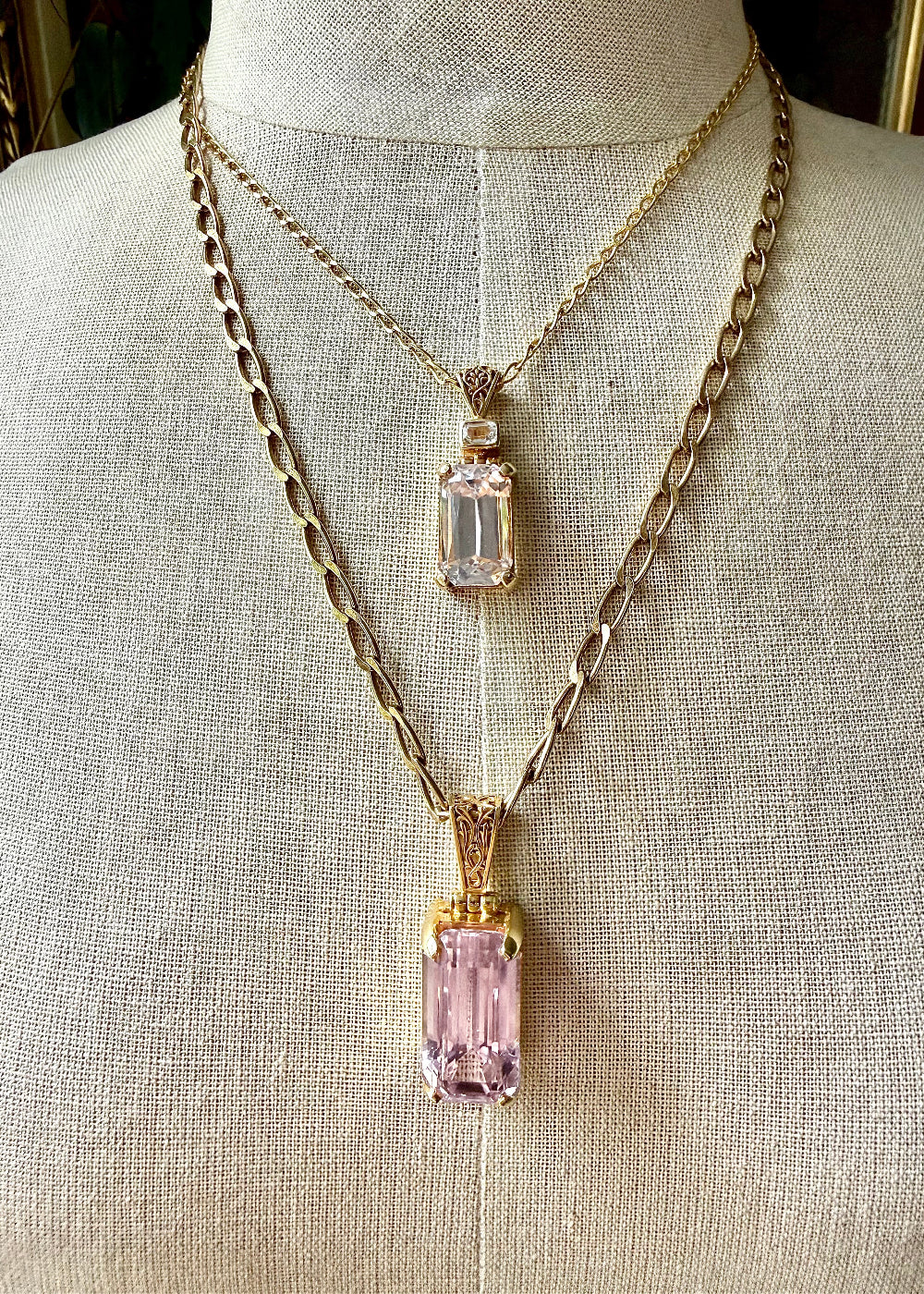 Kunzite Fine Vibrational Gemstone Pendant