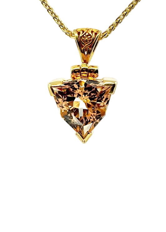 Scapolite Fine Vibrational Gemstone Pendant