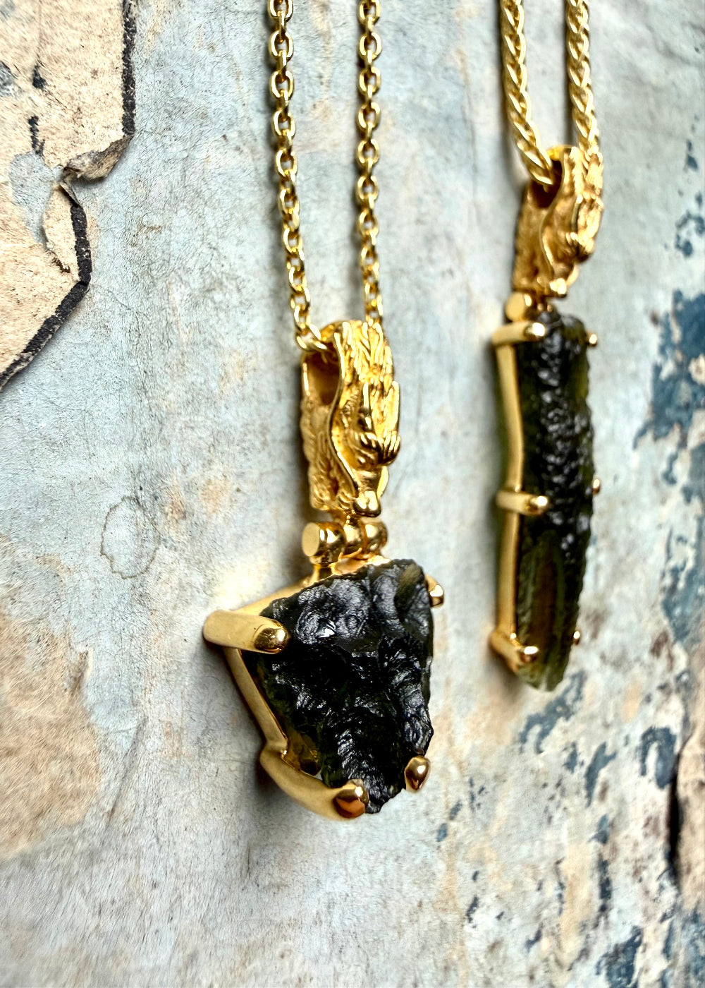 Moldavite Fine Vibrational Gemstone Pendant