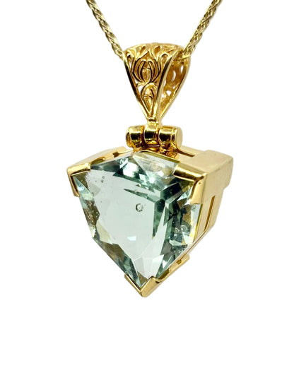 Seafoam Obsidian Pendant Vibrational Gemstone Pendant
