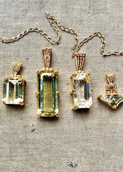Spodumene Fine Vibrational Gemstone Pendant