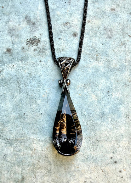 Black Rhodium, Sterling Silver Braid Chain NPLM050RH