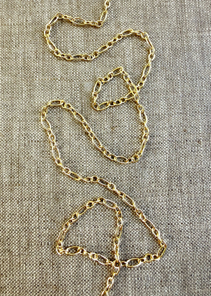 14k Solid Gold Delicate Adjustable Italian Chain NSFOG060HV-14K