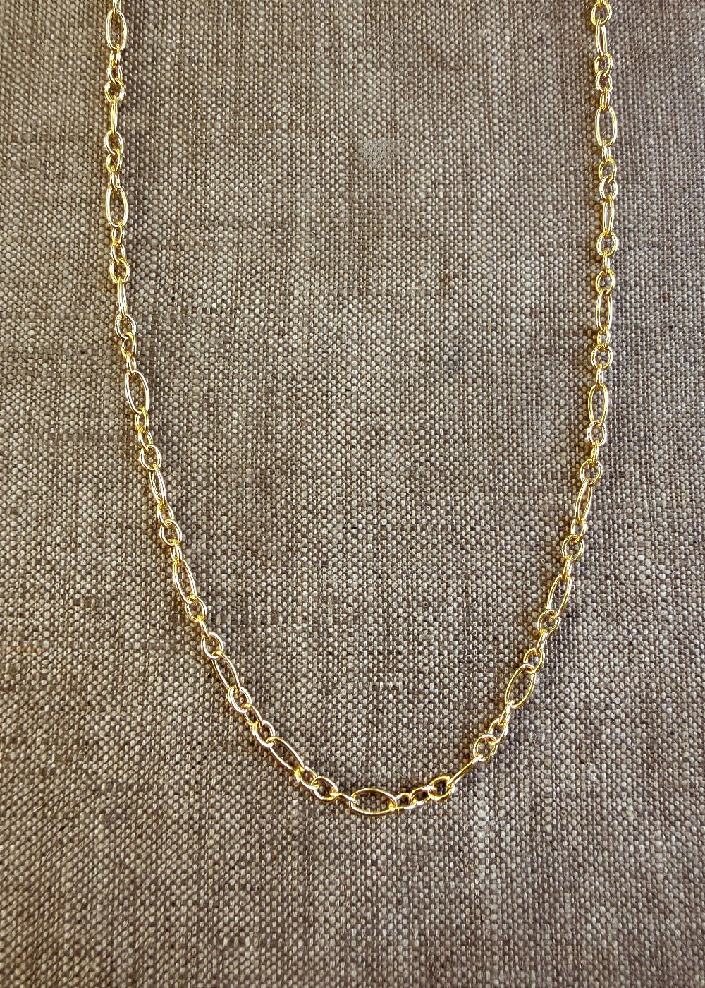 14k Solid Gold Delicate Adjustable Link Italian Chain NSFOG060HV-14K