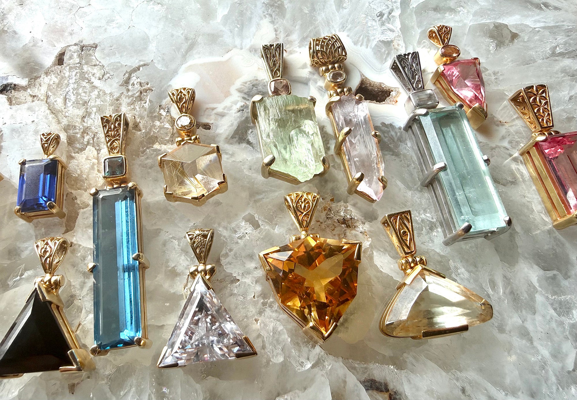 Kate King vibrational gemstone collection