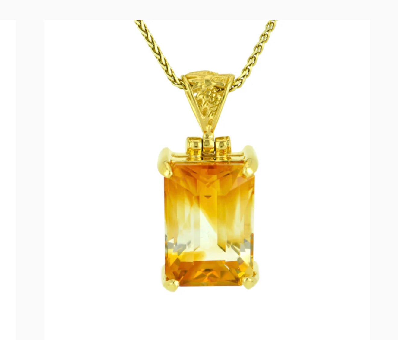 Citrine pendant