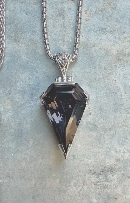 Midnight Mystic Vibrational Gemstone Pendant